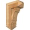 Ekena Millwork Olympic Arts and Crafts Rough Sawn Bracket w/ Offset Brace, Western Red Cedar, 8"W x 18"D x 26"H BKT0806X18X26OLY03RWR - alternate 1